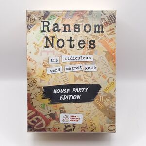 Ransom Notes House Party Edition The Ridiculous Word Magnet Game New Sealed